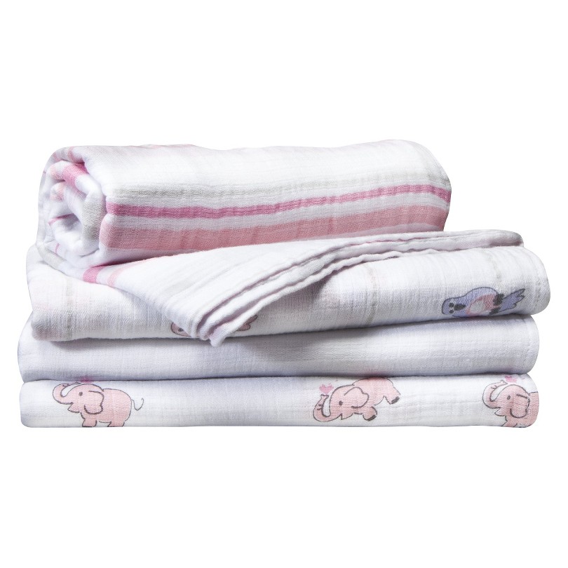 aden + anais for Target Jillaroo Swaddle Wraps 4pk 
