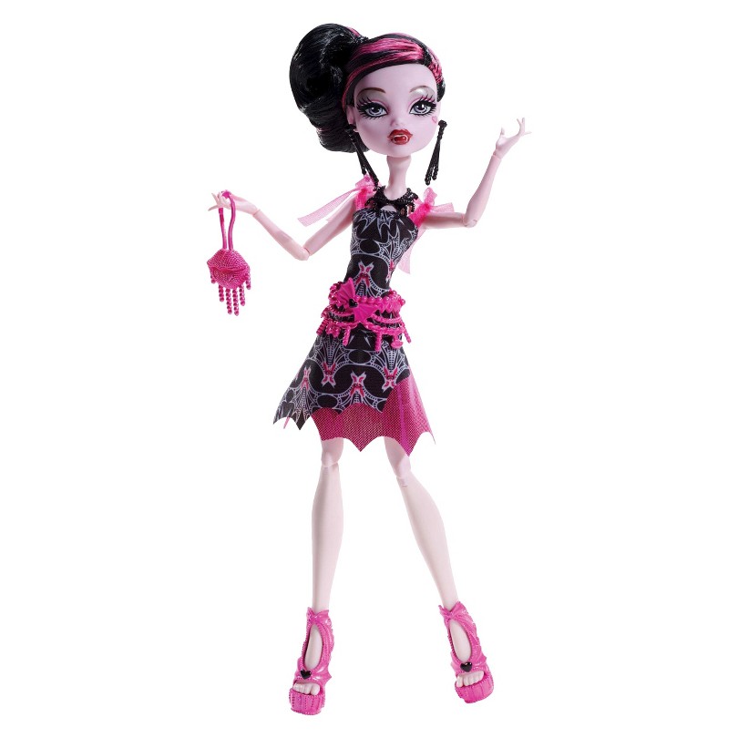 Monster High Frights Camera Action Black Carpet Draculaura Doll 