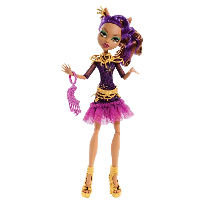 Monster High Freights Camera Action Black Carpet  Clawdeen Wolf Doll 