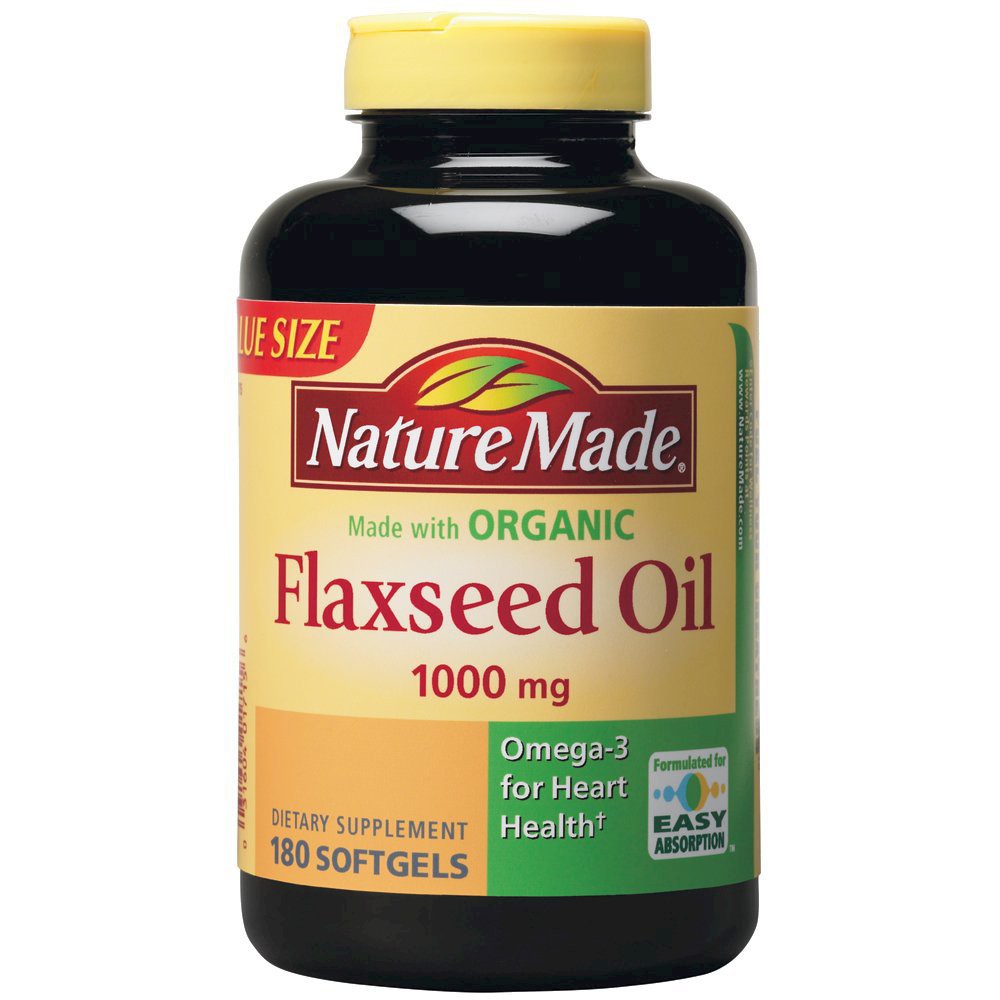 UPC 031604017156 product image for Nature Made Flaxseed Oil 1000 mg Softgels - 180 Count | upcitemdb.com