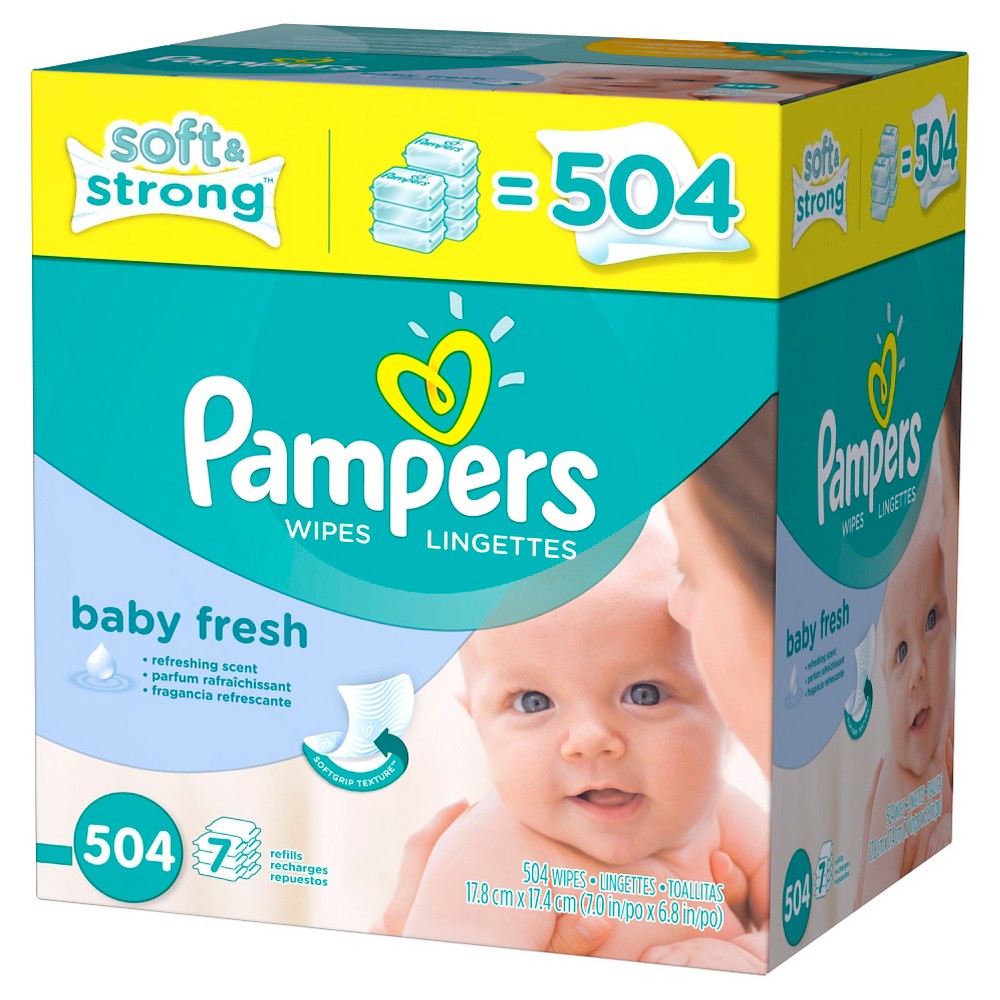 UPC 037000282501 product image for Pampers Baby Fresh Baby Wipes Refill Pack - 504 Count | upcitemdb.com