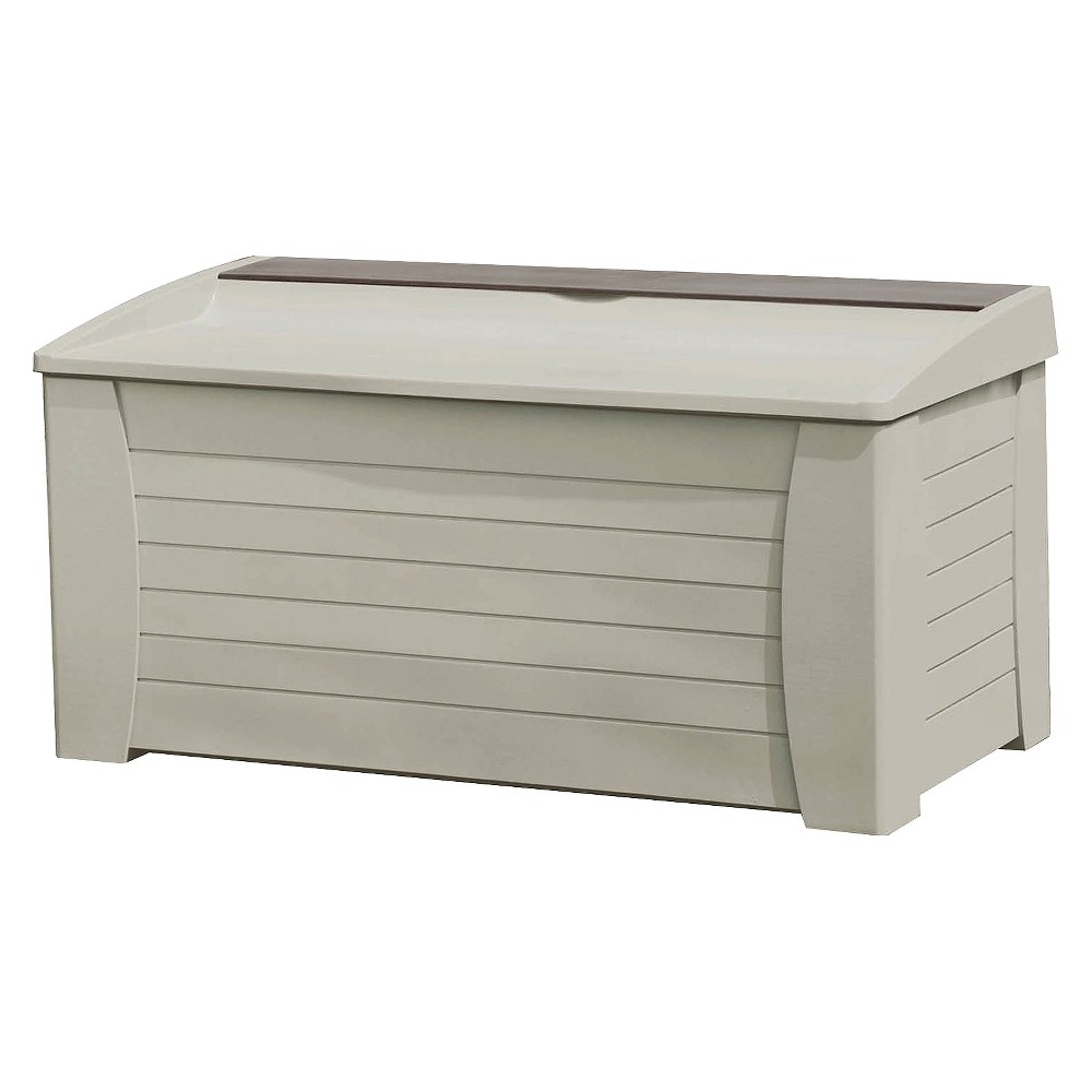 UPC 044365016054 product image for Suncast Deck Box Taupe/Brown - 127 Gallon | upcitemdb.com