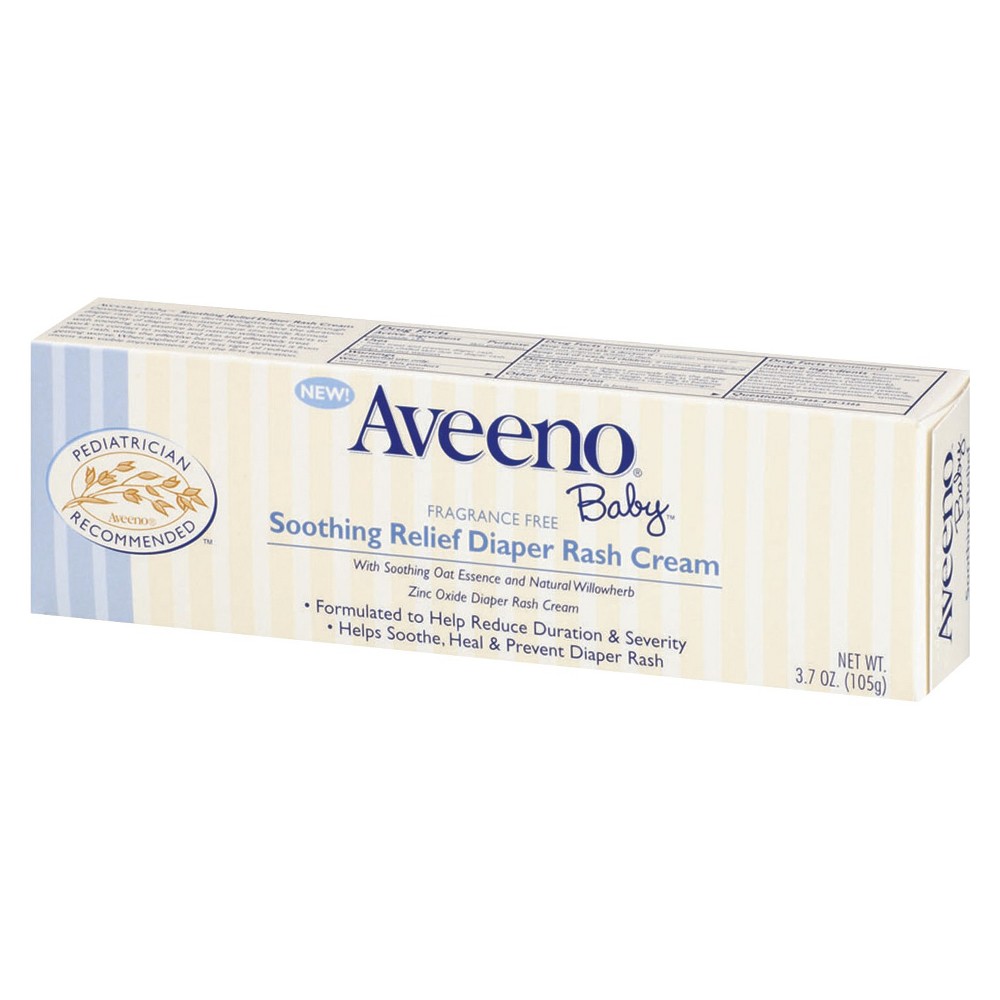 UPC 381370012986 Aveeno Baby Soothing Relief Diaper Rash Cream 3.7