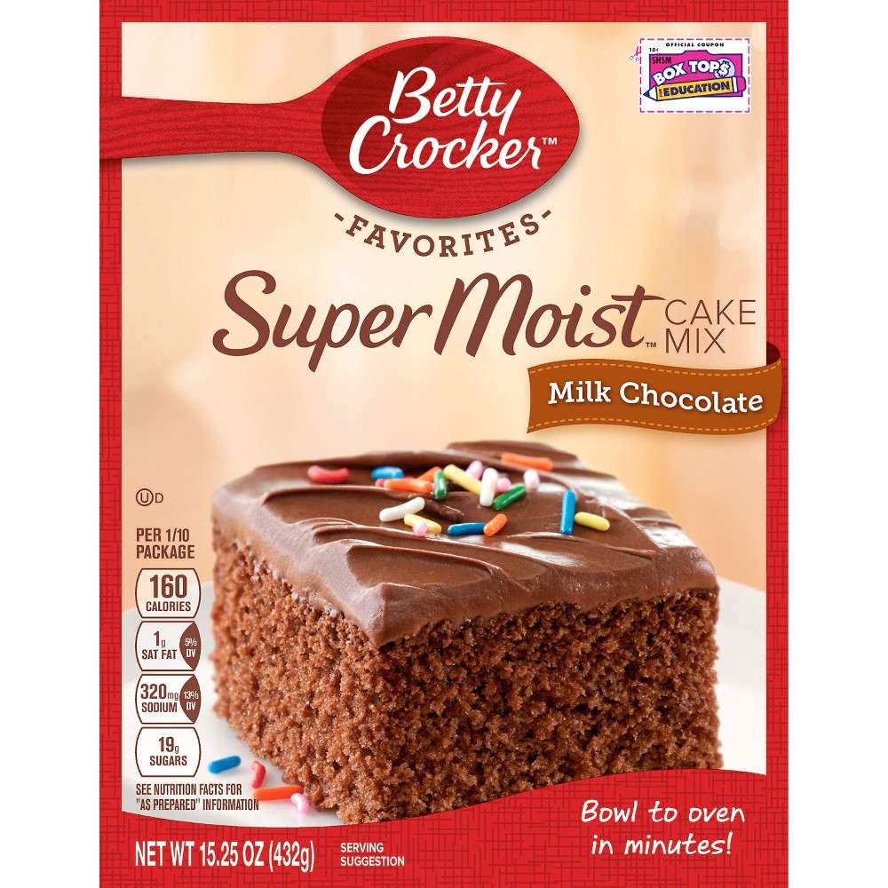 UPC 016000409958 Betty Crocker Milk Chocolate Cake Mix