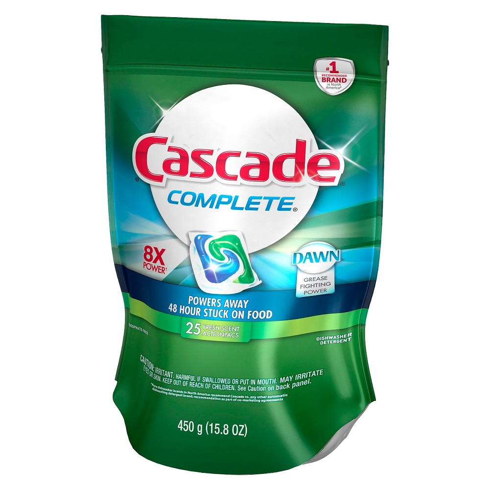 UPC 037000190035 Cascade Complete ActionPacs Fresh Scent Dishwasher