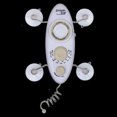 Zadro Water Resistant Shower Bug AM/FM Radio eBay