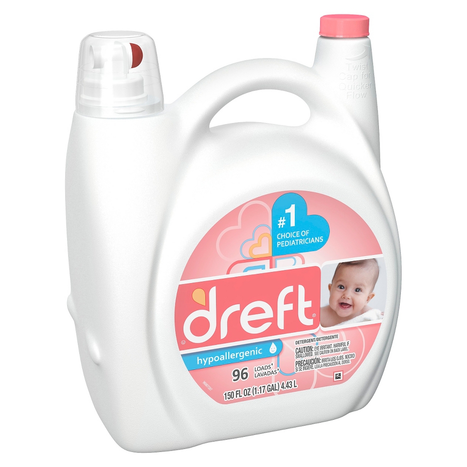 Dreft Liquid Laundry Detergent   150 oz