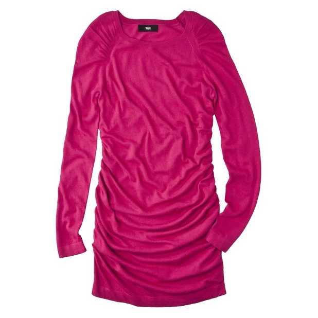 Mossimo&#174; Women's Ultrasoft Rouched Sweater Dress - Assorted Colors
