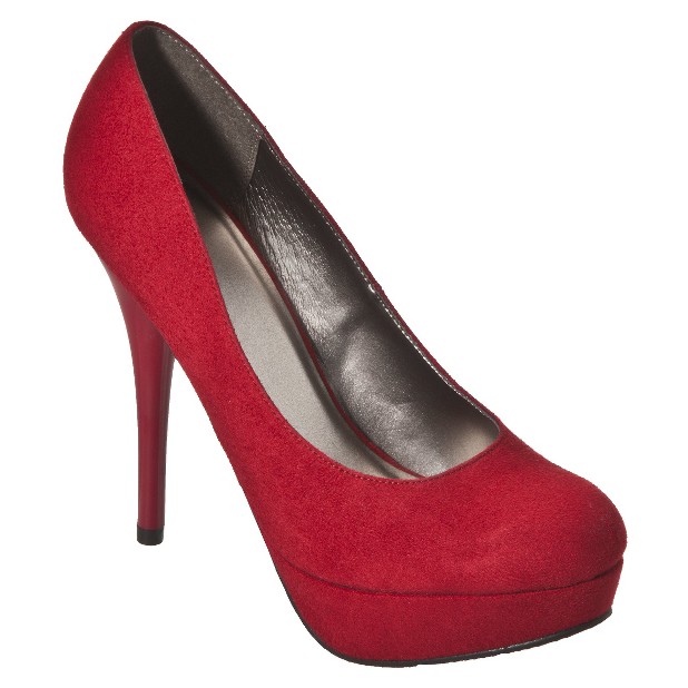 Women's Mossimo#amp##174; Paisley Platform Pumps - Red