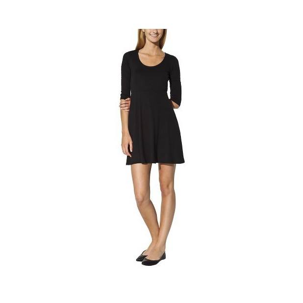 Xhilaration®  Juniors Skater Dress - Black