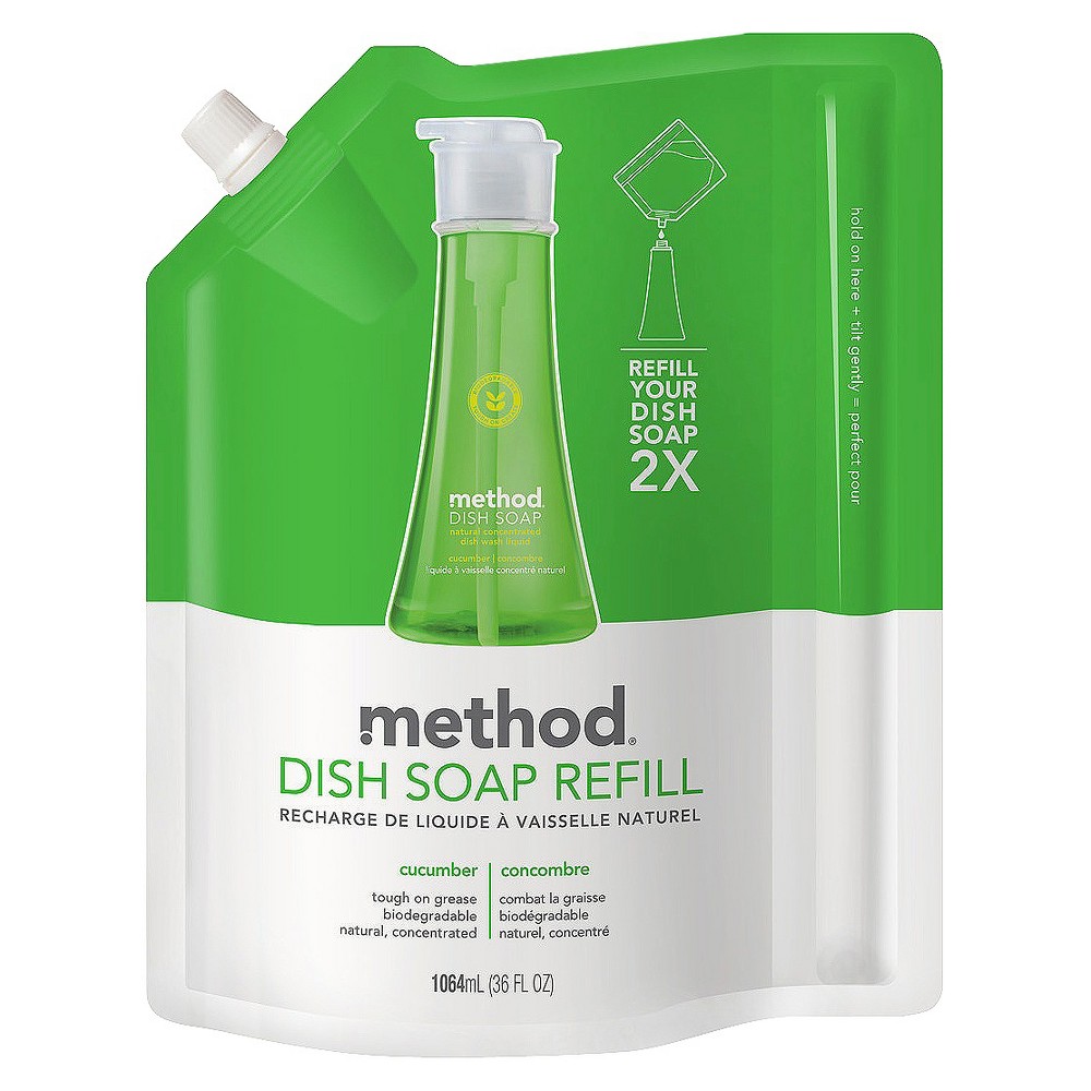 UPC 817939011638 product image for Method Cucumber Dish Soap Refill 32 oz | upcitemdb.com