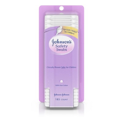 Johnson's Safety Ear Swabs for Babies & Kids' - 185ct