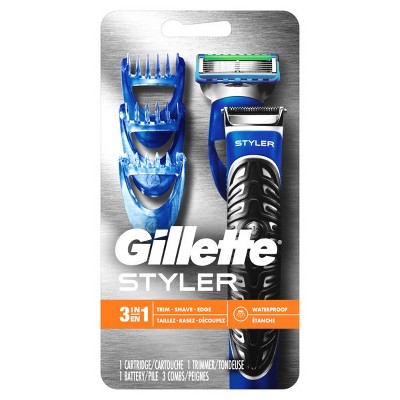Gillette Styler Men&#39;s 3-in-1 Trimmer, Razor &#38; Edger