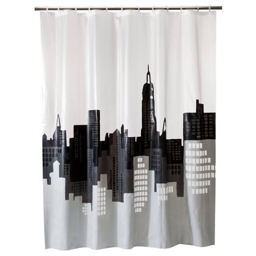 Curtains Ideas cityscape shower curtain : City Scape Shower Curtain - Room Essentials⢠: Target