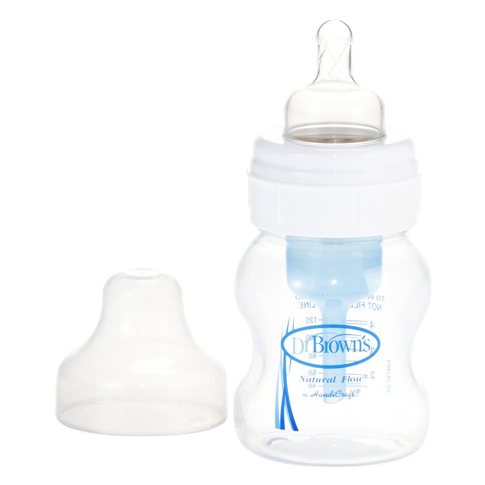 UPC 072239005552 product image for Dr. Brown's Natural Flow 4oz Wide Neck Polypropylene Baby Bottle | upcitemdb.com