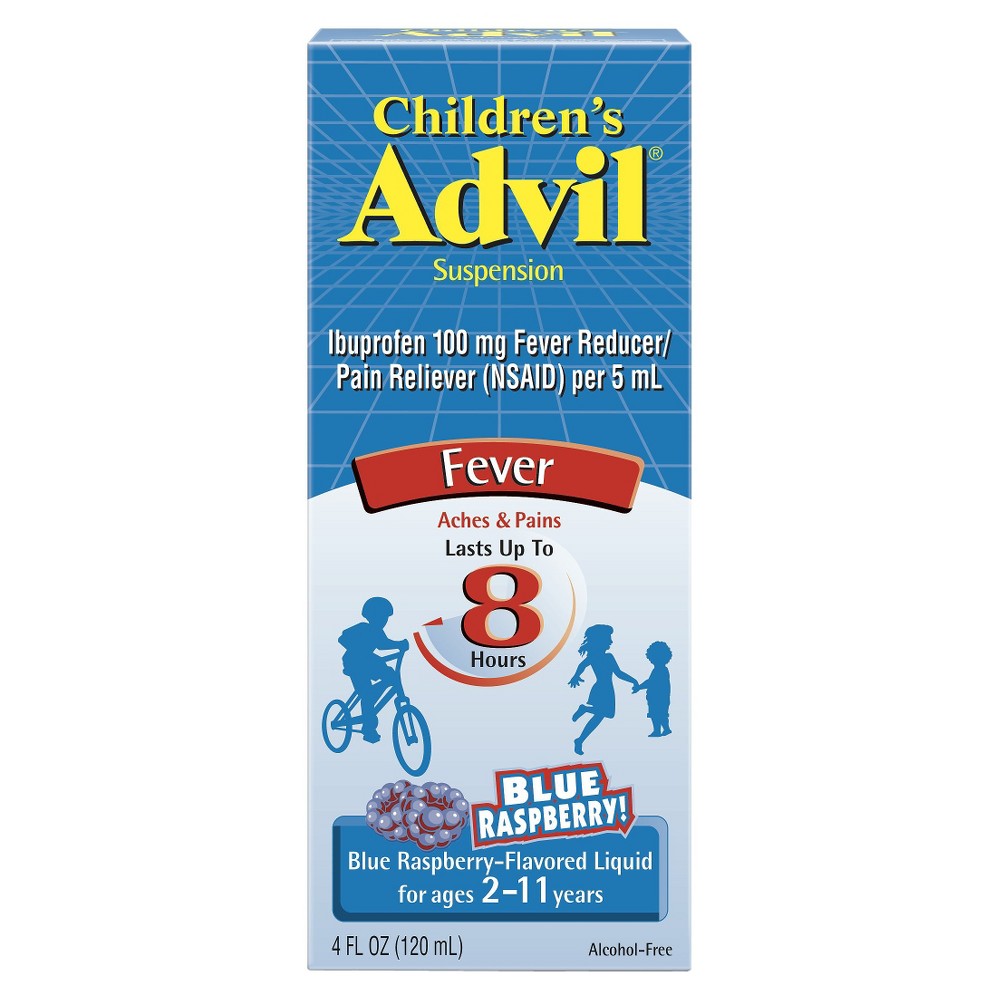 UPC 305730174305 product image for Advil Suspension Fever Reducer for Children - Blue Raspberry (4 oz) | upcitemdb.com