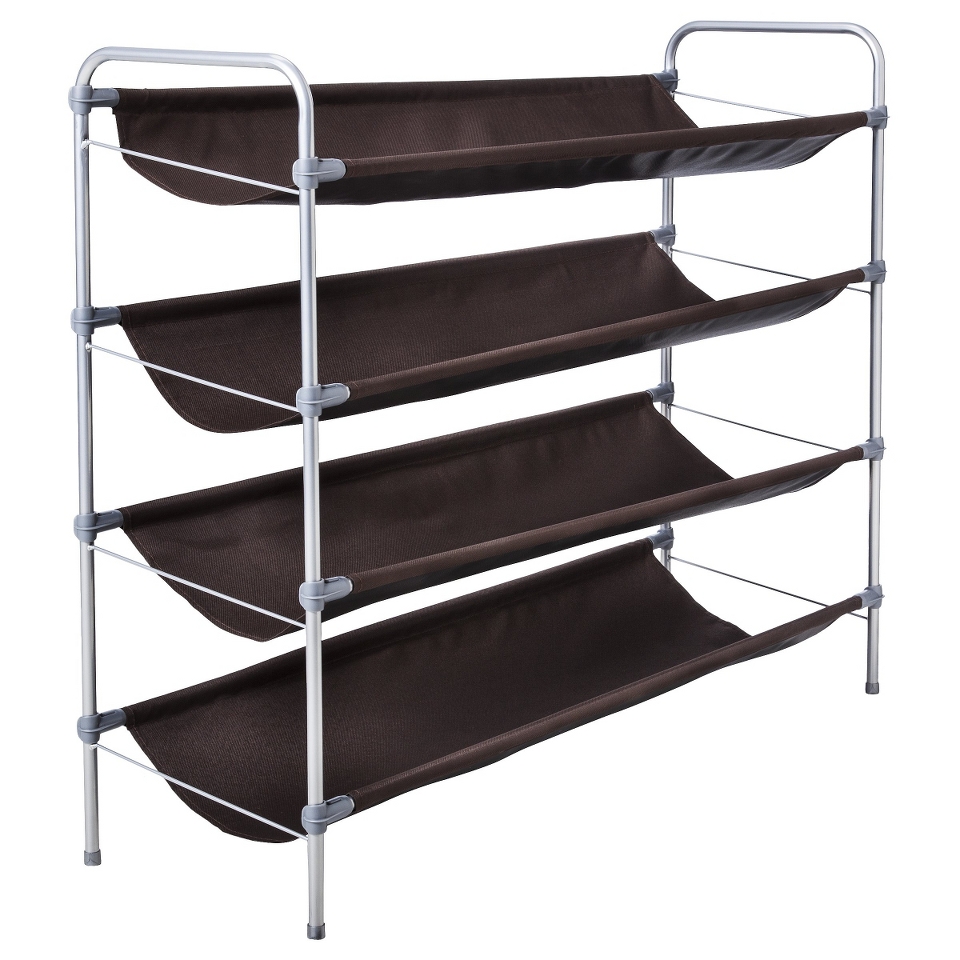 Target Shoe Rack Threshold 4 Tier Shoe Shelf Brown