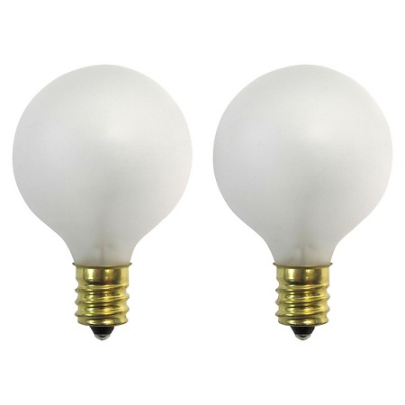 2Pk Frosted G40 Replacement Bulbs - Room Essentials : Target