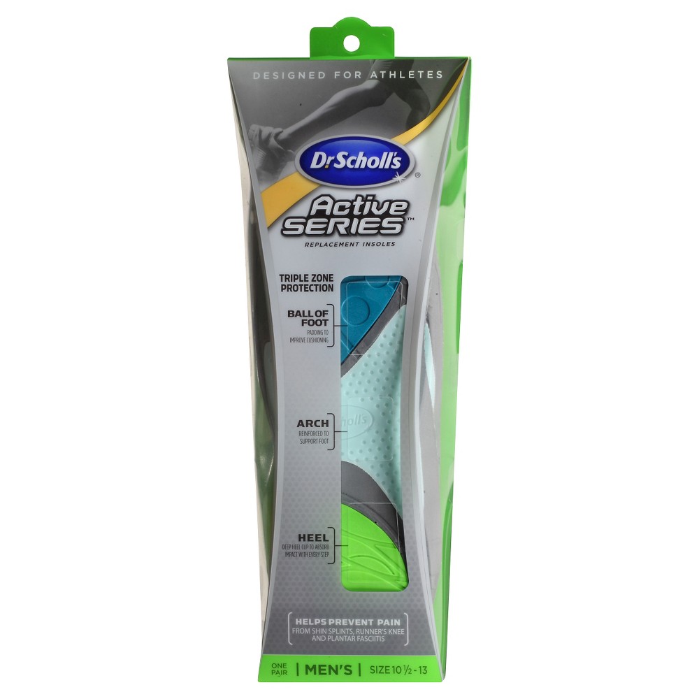 UPC 011017407409 product image for Dr Scholl's Active Series Replacement Insoles for Men - 1 Count | upcitemdb.com
