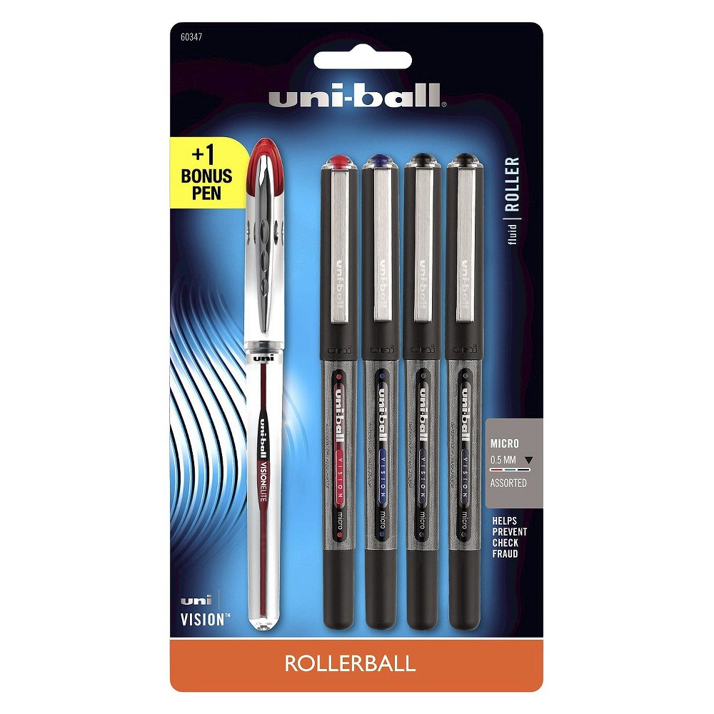 Uniball Retractable 207 Black Gel Pens 2ct Click Top 0.7mm Medium Point Pen  : Target