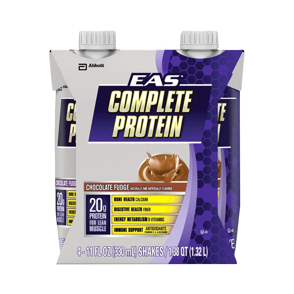 UPC 791083004411 product image for EAS Complete Protein Chocolate Fudge Protein Shake - 4 pack (11 oz | upcitemdb.com