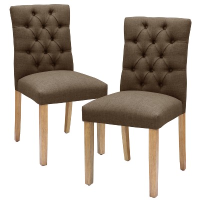 threshold brookline tufted dining chair