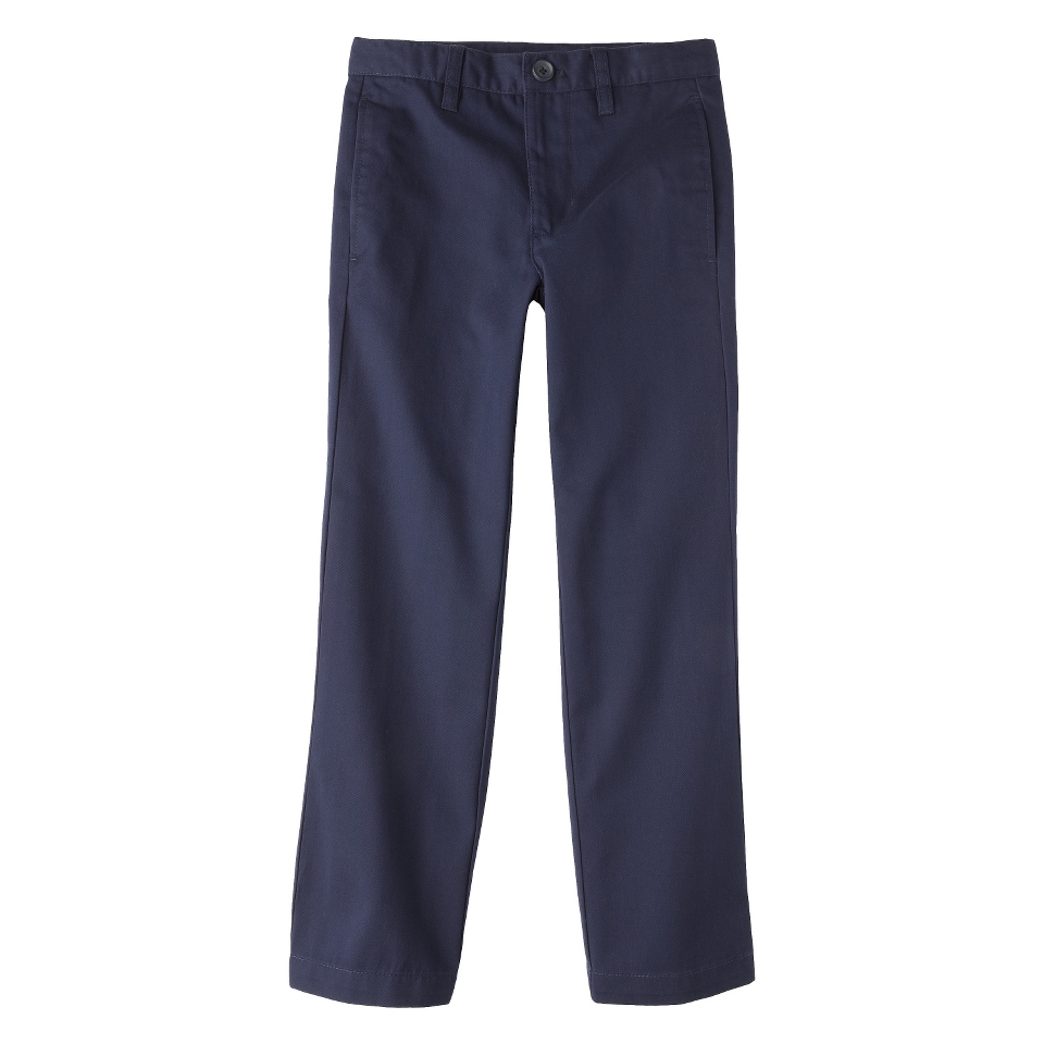 Cherokee Boys Flat Front Pant   Xavier Navy 10 Husky