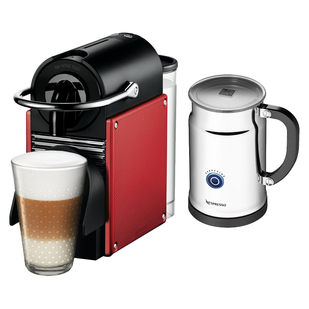 EAN 7640151397944 product image for Nespresso Pixie Espresso Machine Bundle - Carmine | upcitemdb.com