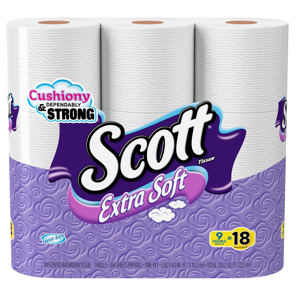 UPC 054000440397 - Scott Toilet Paper, Extra Soft, 9 Double Rolls ...