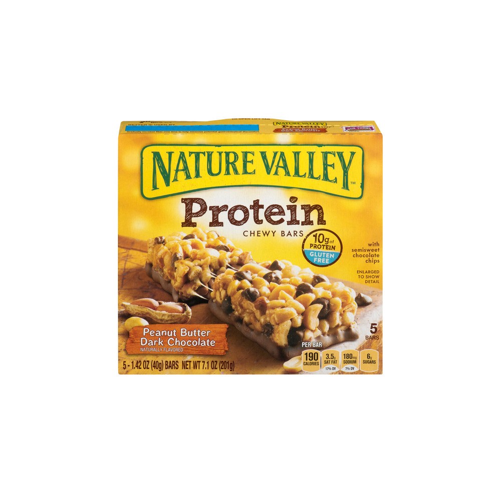UPC 16000457232 Nature Valley Protein Chewy Bars Peanut Butter Dark