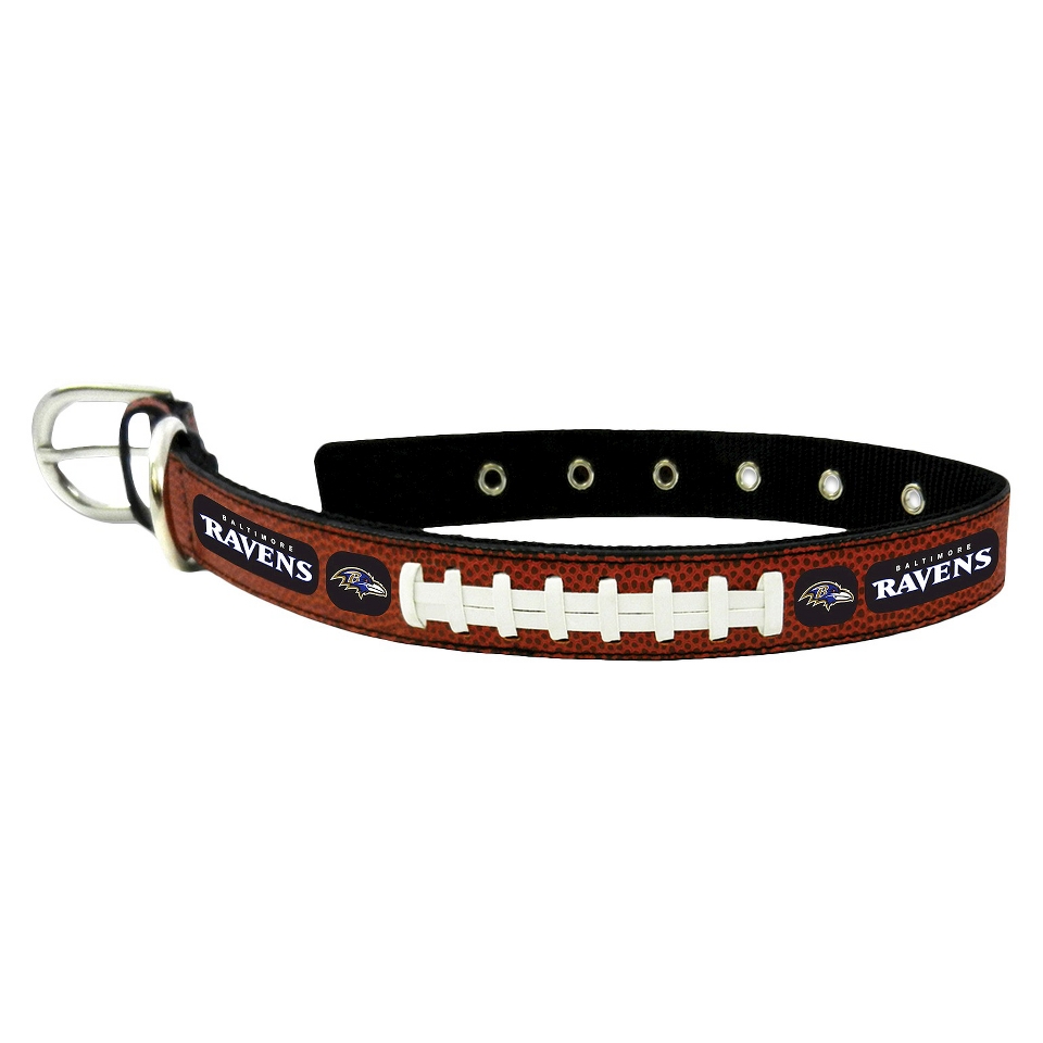 Baltimore Ravens Classic Leather Medium Football Collar