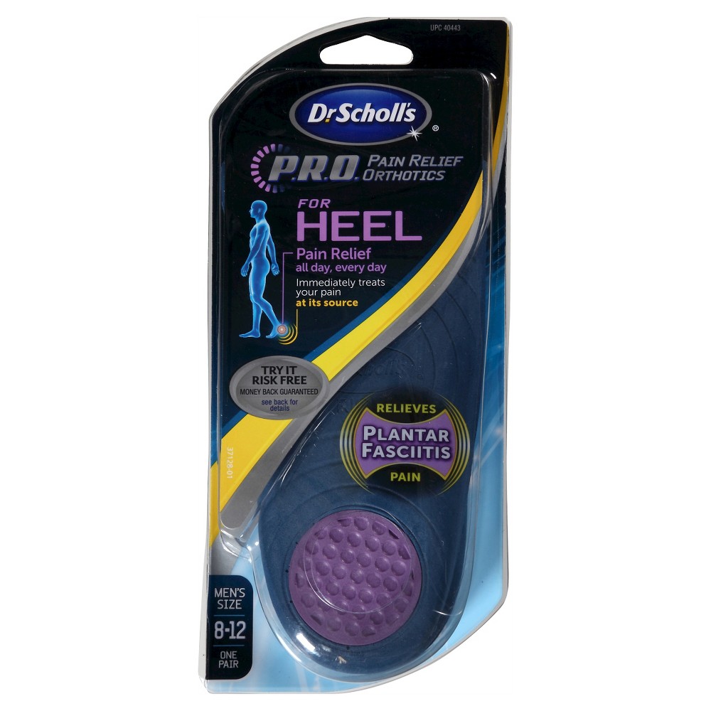 UPC 011017404439 product image for Dr. Scholl's P.R.O. Pain Relief Orthotics for Heel Pain Relief, Clear | upcitemdb.com