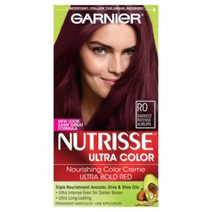 Garnier Nutrisse Ultra Color Nourishing Color Creme R0 Darkest Intense Auburn