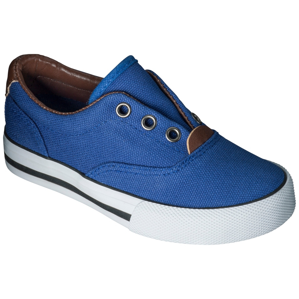 Toddler Boys Cherokee Holden Laceless Canvas Sneaker   Blue 11