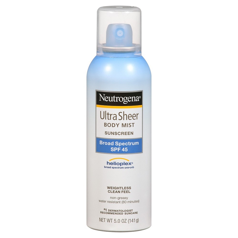 UPC 086800688457 product image for Neutrogena Ultra Sheer Body Mist Sunscreen SPF45 - 5 oz | upcitemdb.com