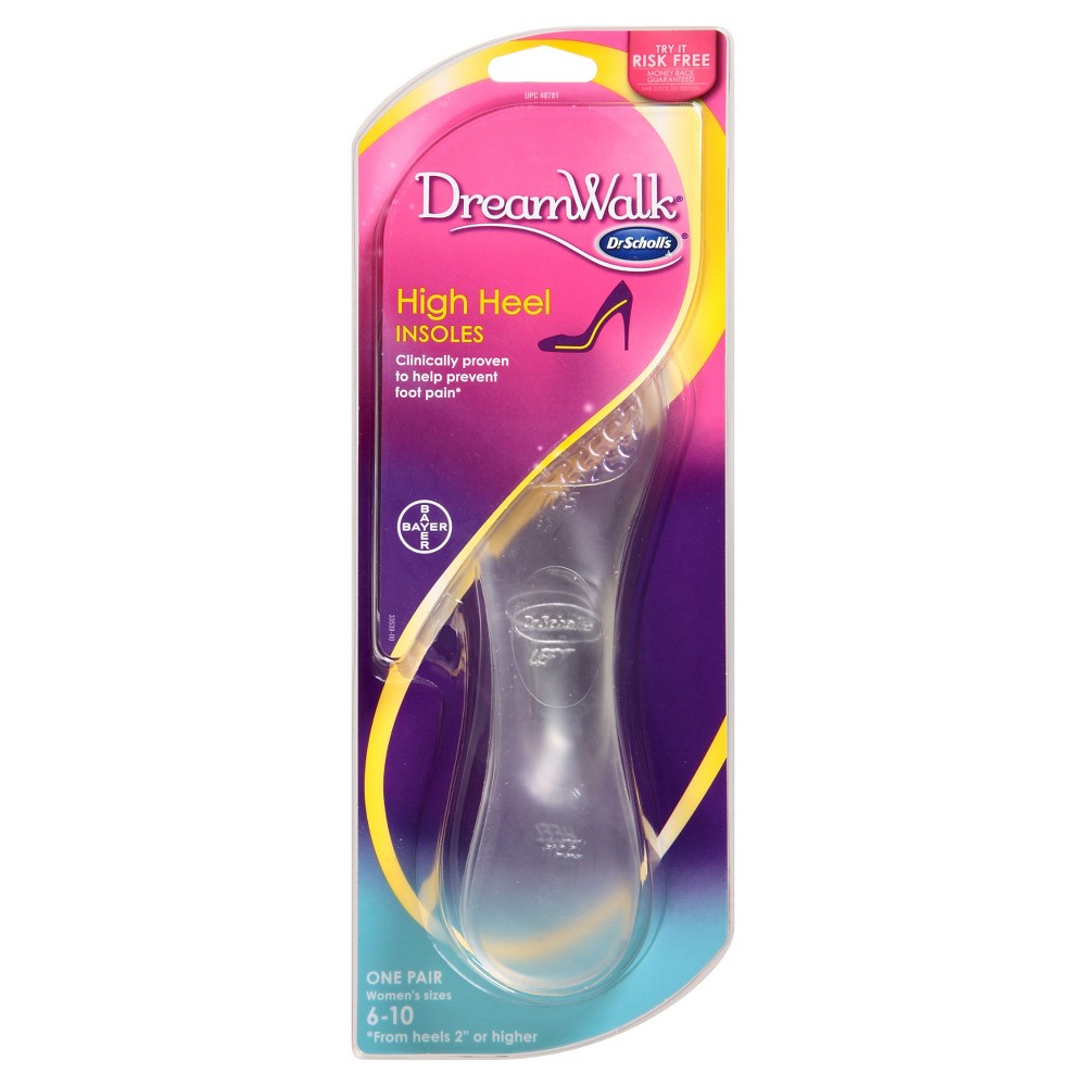 UPC 011017407812 product image for Dr.Scholl s DreamWalk Women's High Heel Insoles for Sizes 6-10 | upcitemdb.com