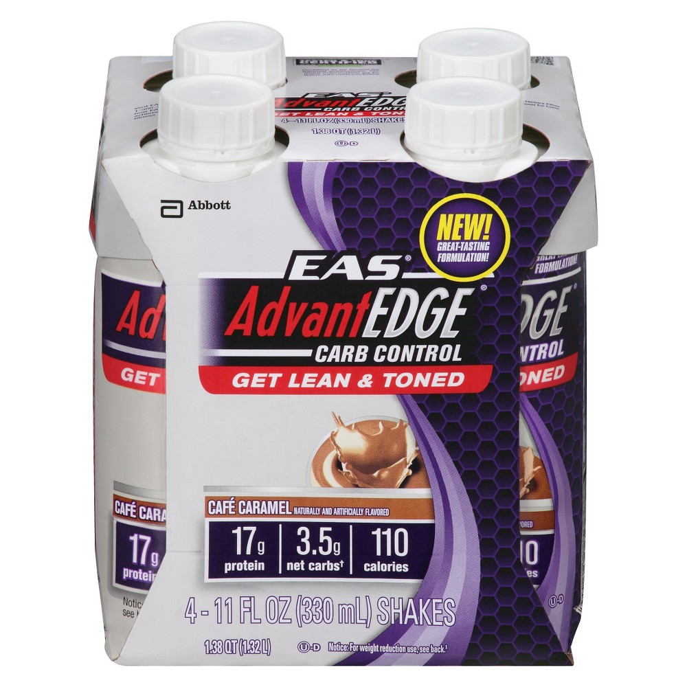 UPC 791083309240 product image for EAS AdvantEDGE Carb Control Café Caramel Protein Shake - 4 Count (11 | upcitemdb.com