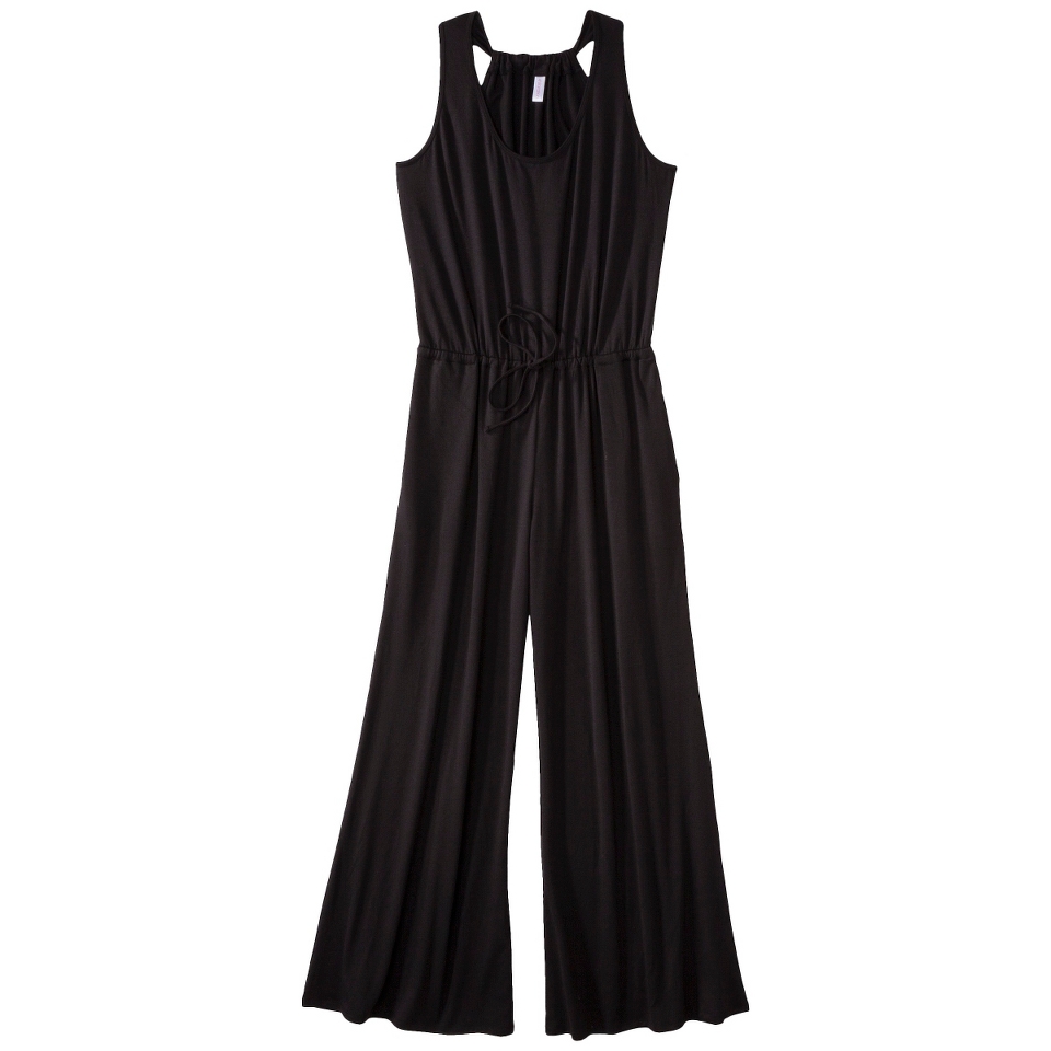 Xhilaration Juniors Knit Jumpsuit   Black XS(1)