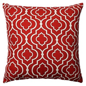 Donetta Toss Pillow - Red (18x18)