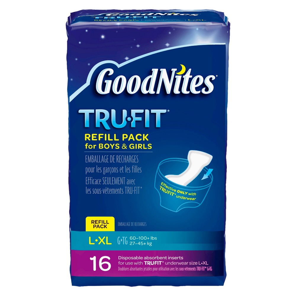 UPC 036000371376 product image for GoodNites* Tru-Fit* Underwear Disposable Inserts Refill Pack - | upcitemdb.com