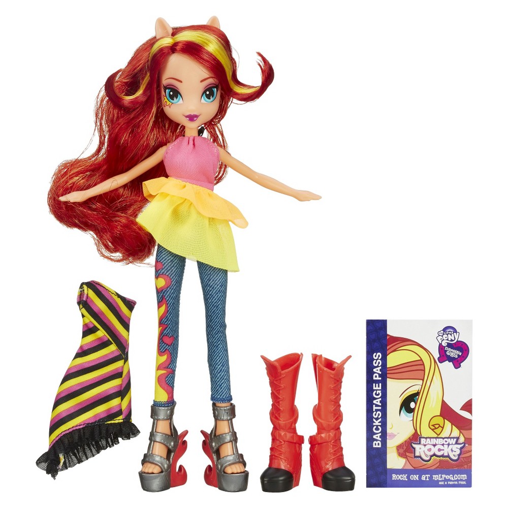 UPC 653569988977 product image for My Little Pony Equestria Girls Rainbow Rocks Sunset Shimmer Doll with | upcitemdb.com