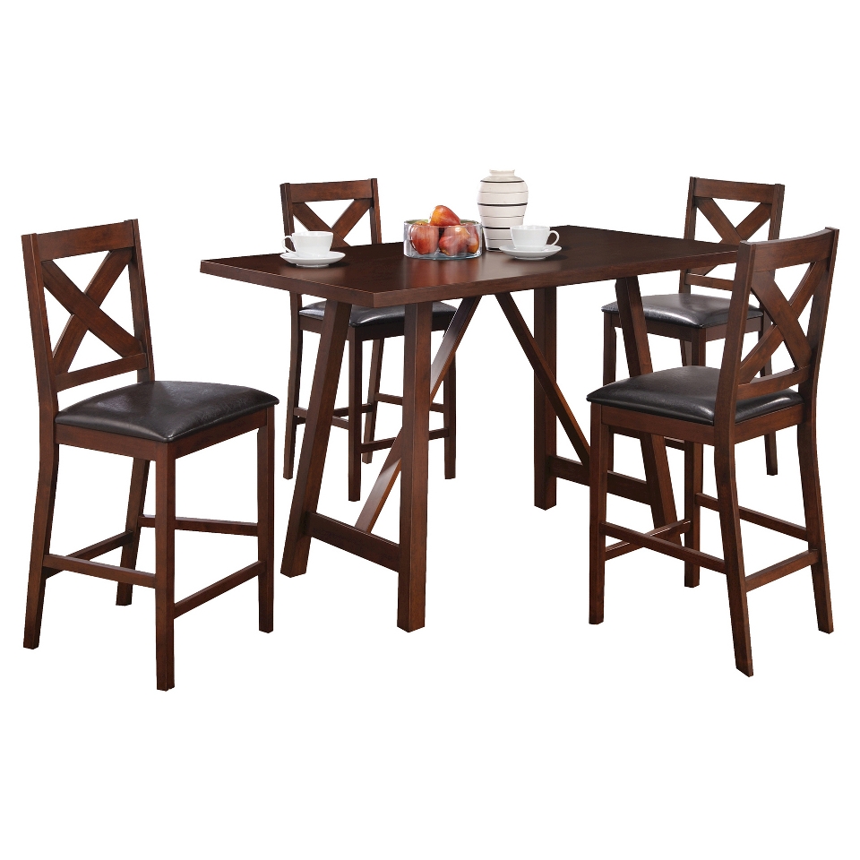 Dining Table Monarch Specialties Pub table   Mocha