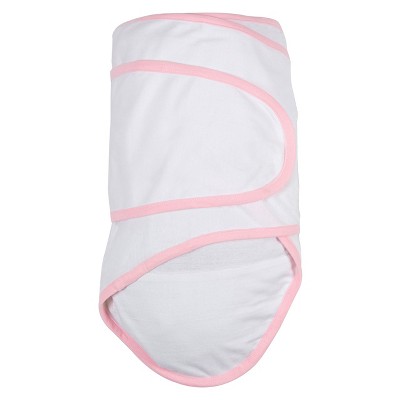 Miracle Blanket® Hearts Swaddle Blanket in Coral | buybuy BABY