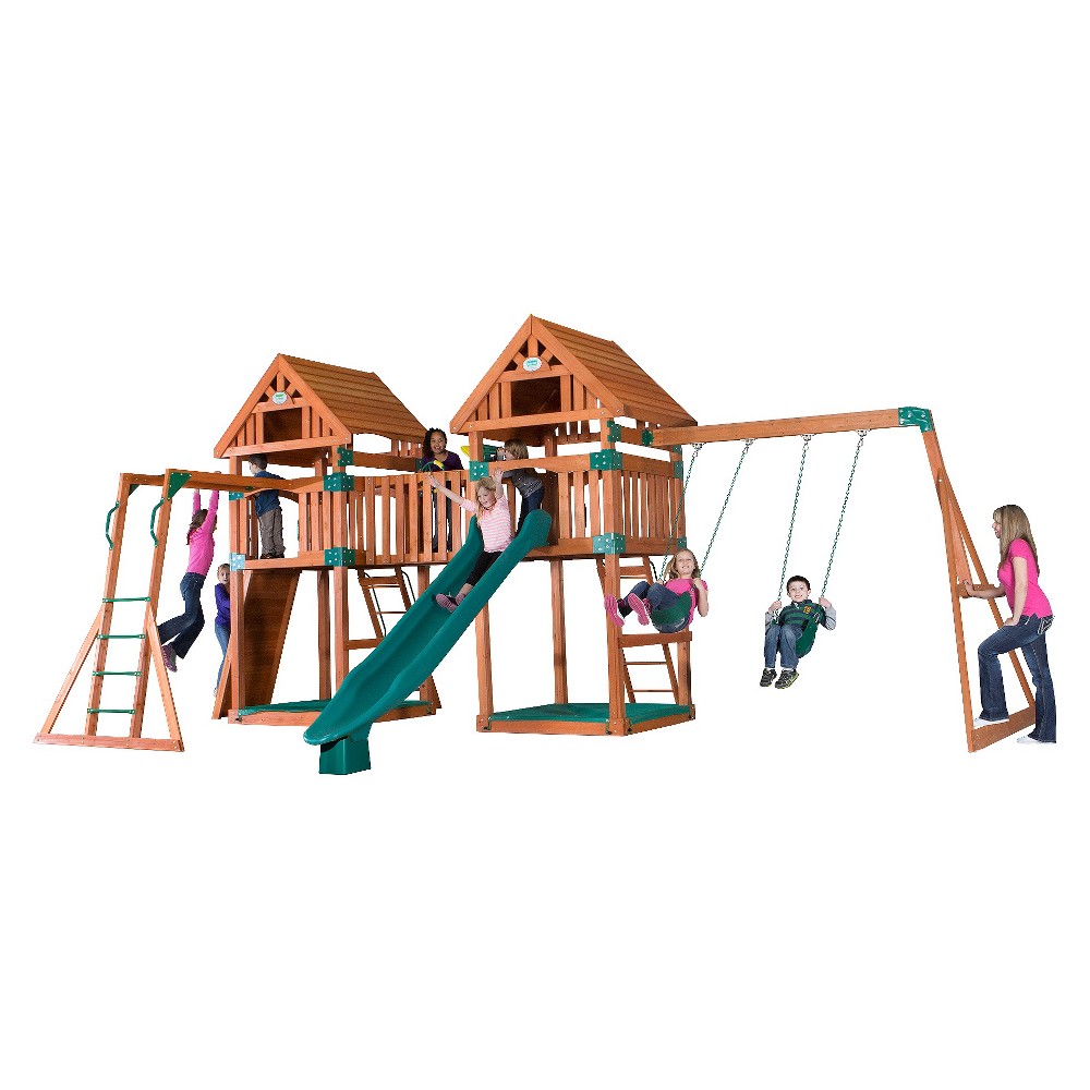 UPC 752113543737 product image for Kings Peak All Cedar Swingset | upcitemdb.com