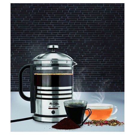 Mr. Coffee Electric French Press + Hot Water Kettle, BVMC-FPK33 : Target