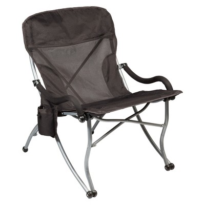 Picnic Time PT-XL Camp Chair with Carrying Case - Black