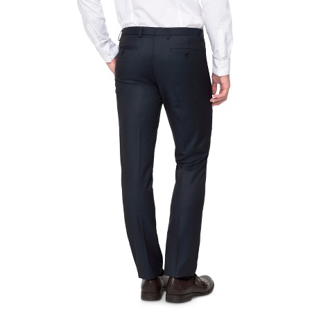 Men's 29x32 Skinny Fit Suit Pants Navy - WD-NY Black : Target