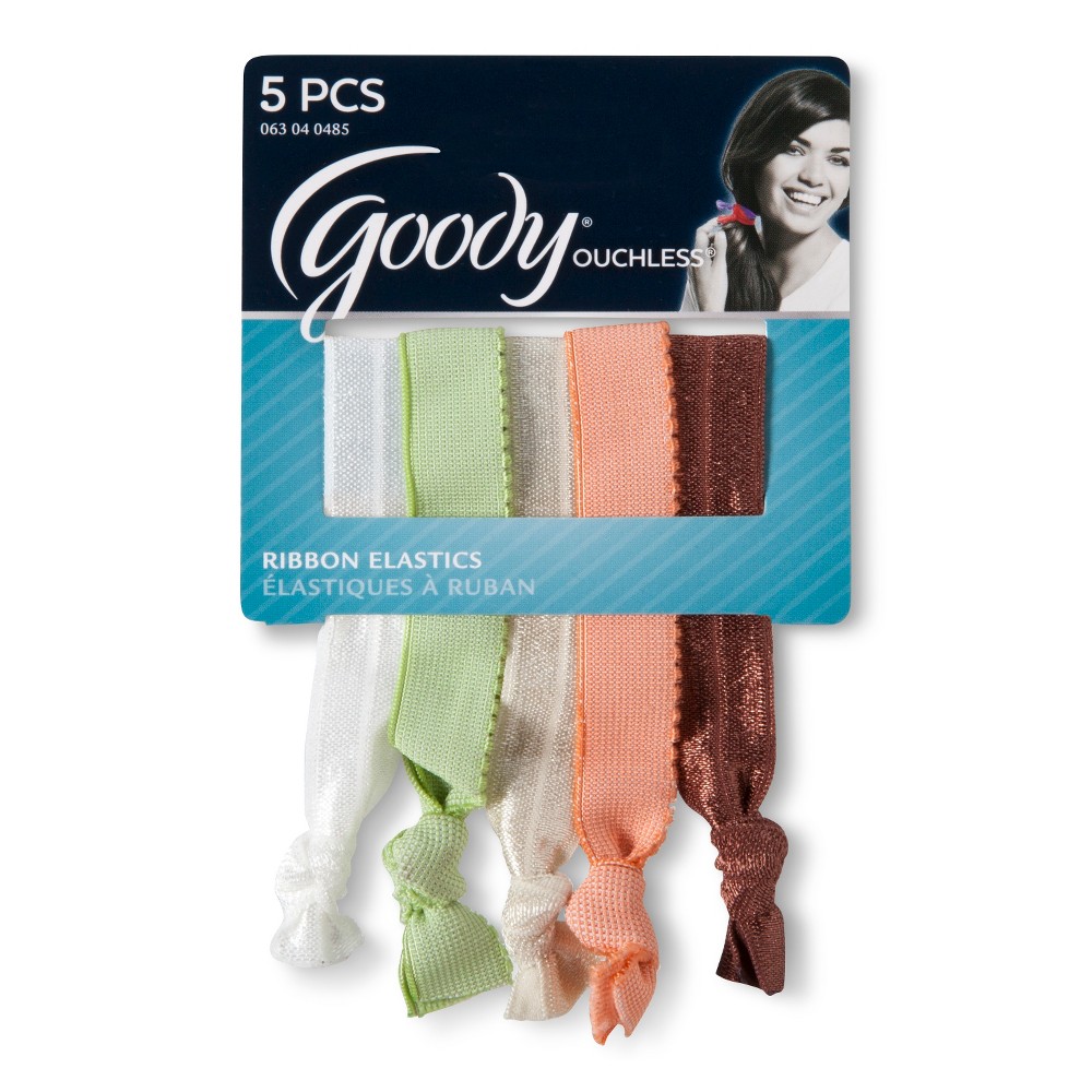 UPC 041457074046 Goody Ouchless Ribbon Elastics, Quilted 5 CT