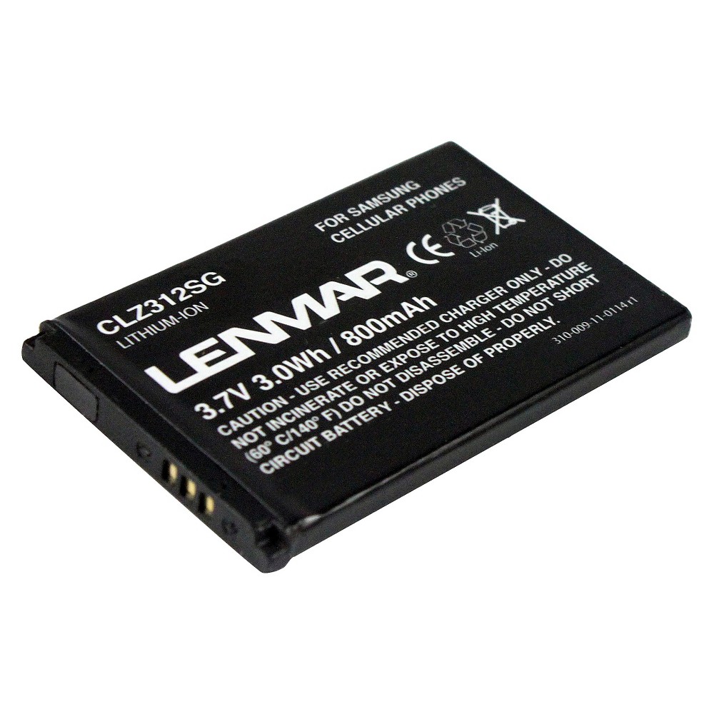 UPC 029521844214 product image for Lenmar Mobile Phone Battery - Black (CLZ312SG) | upcitemdb.com