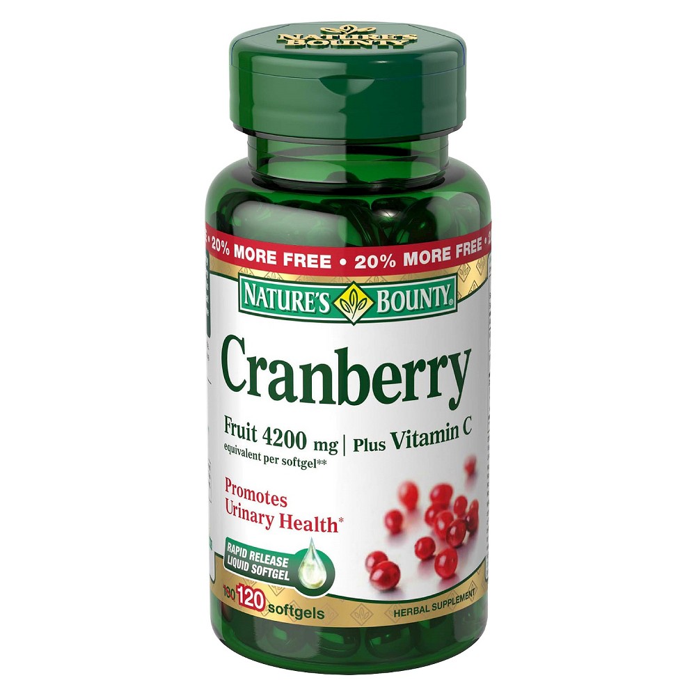 UPC 074312043499 product image for Nature's Bounty Cranberry Vitamin C Softgels - 120 Count | upcitemdb.com